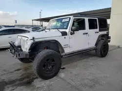 Salvage cars for sale at Anthony, TX auction: 2016 Jeep Wrangler Unlimited Sport