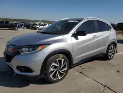 Salvage cars for sale at Grand Prairie, TX auction: 2019 Honda HR-V Sport