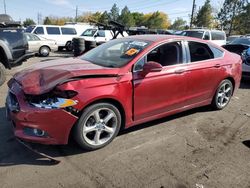 Carros salvage para piezas a la venta en subasta: 2013 Ford Fusion SE