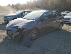 Salvage cars for sale at Marlboro, NY auction: 2016 Toyota Prius