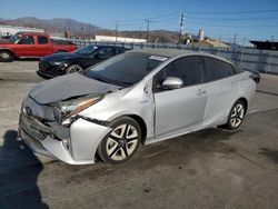 Salvage cars for sale from Copart Sun Valley, CA: 2016 Toyota Prius