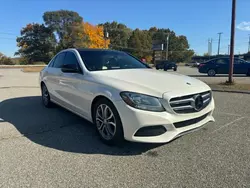 Salvage cars for sale at North Billerica, MA auction: 2017 Mercedes-Benz C300