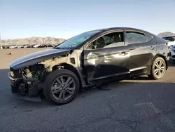 Salvage cars for sale at North Las Vegas, NV auction: 2018 Hyundai Elantra SEL