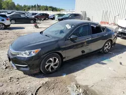 Salvage cars for sale at Franklin, WI auction: 2016 Honda Accord LX