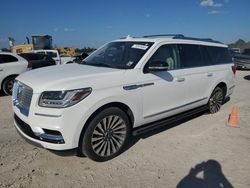 Salvage cars for sale at Houston, TX auction: 2020 Lincoln Navigator L Reserve