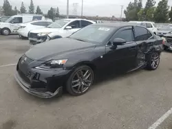 Salvage cars for sale at Rancho Cucamonga, CA auction: 2015 Lexus IS 350