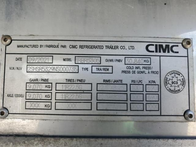 2022 Cimc Reefer TRL