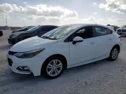 Chevrolet salvage cars for sale: 2018 Chevrolet Cruze LT