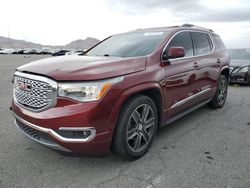 Carros salvage a la venta en subasta: 2017 GMC Acadia Denali