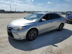 Salvage cars for sale at Arcadia, FL auction: 2017 Toyota Camry LE