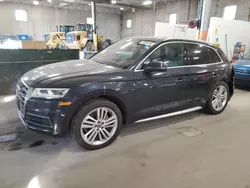 Salvage cars for sale at Blaine, MN auction: 2020 Audi Q5 Premium Plus