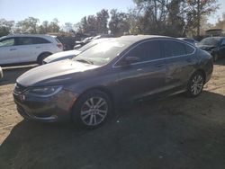 Chrysler salvage cars for sale: 2015 Chrysler 200 Limited