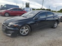 Salvage cars for sale at Miami, FL auction: 2017 Chevrolet Malibu LT