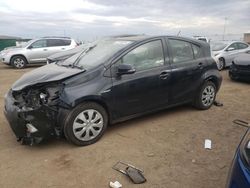 Salvage cars for sale at Brighton, CO auction: 2012 Toyota Prius C