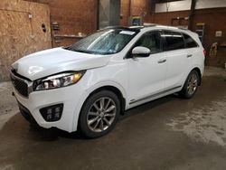 Salvage cars for sale at Ebensburg, PA auction: 2016 KIA Sorento SX