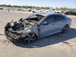 Honda Accord salvage cars for sale: 2021 Honda Accord Sport