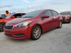 Salvage cars for sale at Riverview, FL auction: 2016 KIA Forte LX