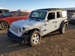 Salvage cars for sale at Brighton, CO auction: 2018 Jeep Wrangler Unlimited Sport