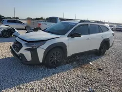 Salvage cars for sale at Taylor, TX auction: 2023 Subaru Outback Onyx Edition