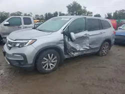 Salvage cars for sale at Baltimore, MD auction: 2021 Honda Pilot EX