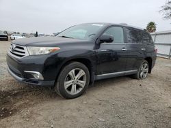 Salvage cars for sale from Copart San Diego, CA: 2012 Toyota Highlander Limited