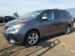 Salvage cars for sale from Copart Woodhaven, MI: 2014 Toyota Sienna LE