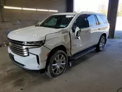 Chevrolet salvage cars for sale: 2021 Chevrolet Tahoe K1500 High Country