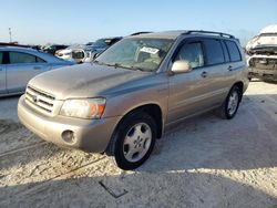 Salvage cars for sale from Copart Arcadia, FL: 2005 Toyota Highlander Limited