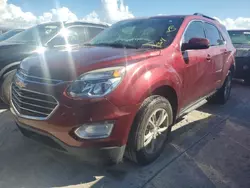 Chevrolet salvage cars for sale: 2016 Chevrolet Equinox LT