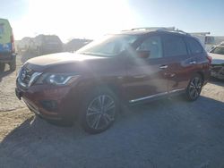 Salvage cars for sale at Indianapolis, IN auction: 2020 Nissan Pathfinder Platinum