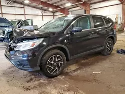 Salvage cars for sale at Lansing, MI auction: 2016 Honda CR-V SE