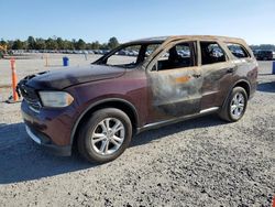 Salvage cars for sale at Lumberton, NC auction: 2012 Dodge Durango SXT