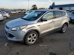 Salvage cars for sale at Woodhaven, MI auction: 2016 Ford Escape SE