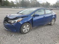 KIA salvage cars for sale: 2017 KIA Forte LX