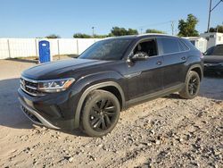 Salvage cars for sale at Oklahoma City, OK auction: 2022 Volkswagen Atlas Cross Sport SE