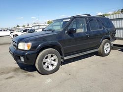 Salvage cars for sale at Bakersfield, CA auction: 2002 Nissan Pathfinder LE