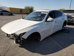 Salvage cars for sale at North Las Vegas, NV auction: 2020 Infiniti Q50 Pure