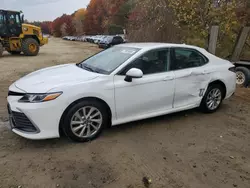 Salvage cars for sale at North Billerica, MA auction: 2022 Toyota Camry LE