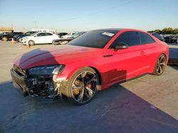 Salvage cars for sale at Grand Prairie, TX auction: 2021 Audi RS5