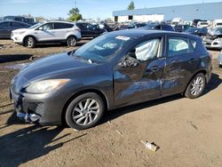 Salvage cars for sale at Woodhaven, MI auction: 2012 Mazda 3 I