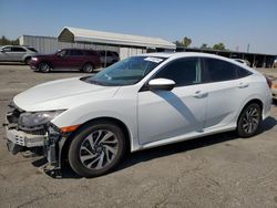 Salvage cars for sale at Fresno, CA auction: 2018 Honda Civic EX