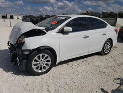 Salvage cars for sale at New Braunfels, TX auction: 2018 Nissan Sentra S