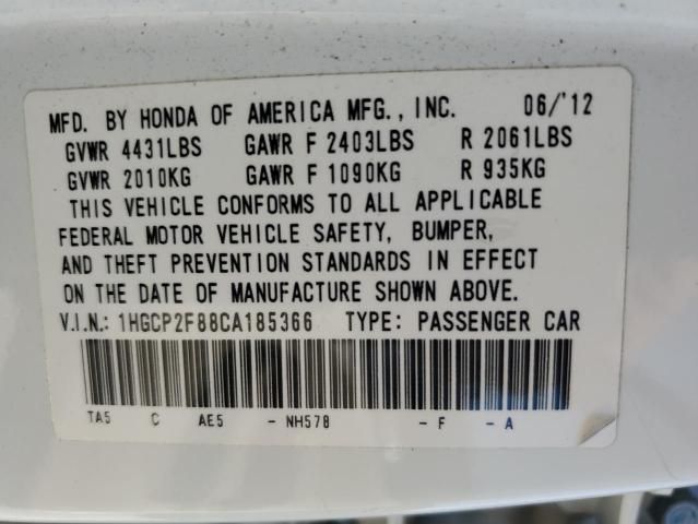 2012 Honda Accord EXL