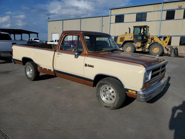 1988 Dodge D-SERIES D150