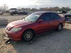 Salvage cars for sale at Louisville, KY auction: 2005 Honda Civic EX