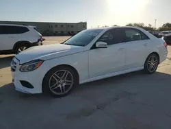 Salvage cars for sale at Wilmer, TX auction: 2016 Mercedes-Benz E 350 4matic