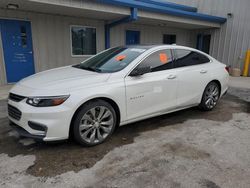 Carros salvage a la venta en subasta: 2017 Chevrolet Malibu Premier