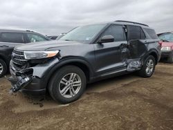 Salvage cars for sale at Brighton, CO auction: 2021 Ford Explorer XLT