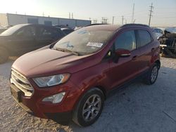 Salvage cars for sale at Haslet, TX auction: 2018 Ford Ecosport SE