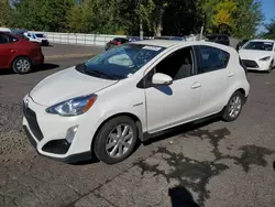 Salvage cars for sale from Copart Portland, OR: 2017 Toyota Prius C